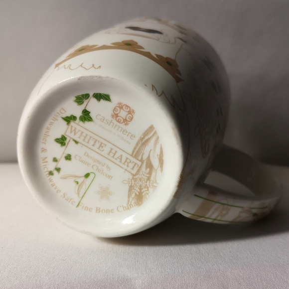 Gorgeous Cashmere Maxwell & Williams White Hart Fine China Mug, Claire Chilcott - Picture 5 of 5